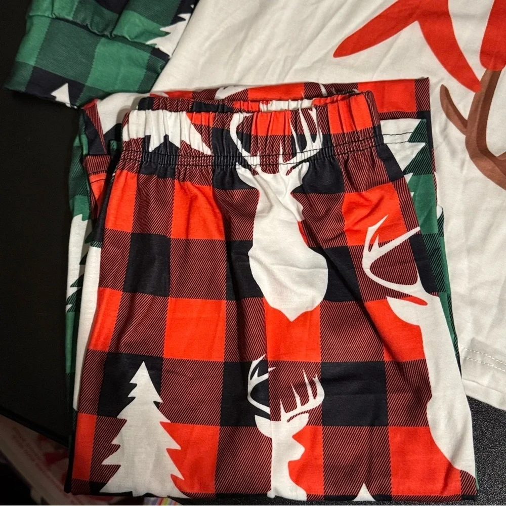 IPAJAMAS Dad Christmas Reindeer Shirt and Pants Pajama Set Great Gift Idea